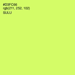 #D3FC66 - Sulu Color Image