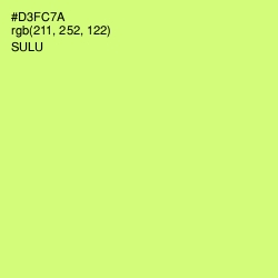 #D3FC7A - Sulu Color Image