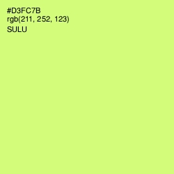 #D3FC7B - Sulu Color Image