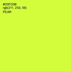 #D3FD3B - Pear Color Image