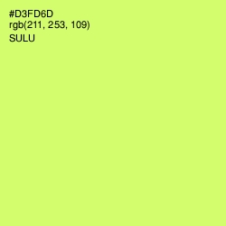 #D3FD6D - Sulu Color Image