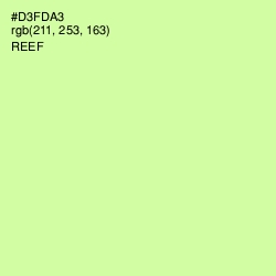 #D3FDA3 - Reef Color Image