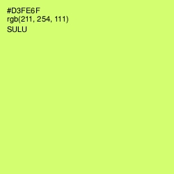 #D3FE6F - Sulu Color Image