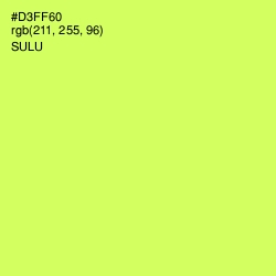 #D3FF60 - Sulu Color Image