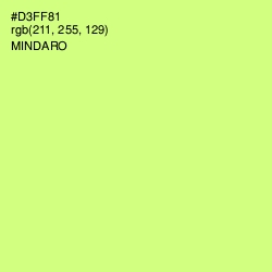 #D3FF81 - Mindaro Color Image