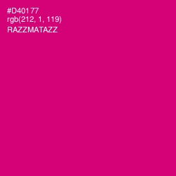 #D40177 - Razzmatazz Color Image