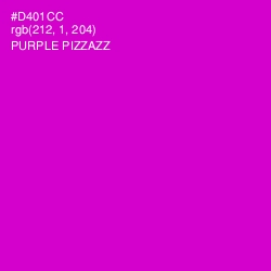 #D401CC - Purple Pizzazz Color Image