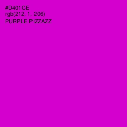 #D401CE - Purple Pizzazz Color Image