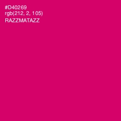 #D40269 - Razzmatazz Color Image