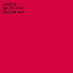 #D40442 - Razzmatazz Color Image