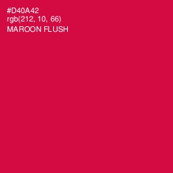 #D40A42 - Maroon Flush Color Image