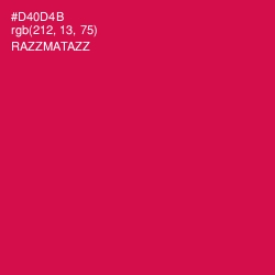 #D40D4B - Razzmatazz Color Image