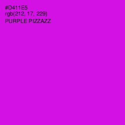 #D411E5 - Purple Pizzazz Color Image