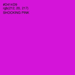 #D414D9 - Shocking Pink Color Image