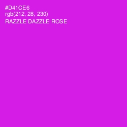 #D41CE6 - Razzle Dazzle Rose Color Image