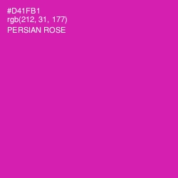 #D41FB1 - Persian Rose Color Image