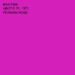 #D41FBB - Persian Rose Color Image