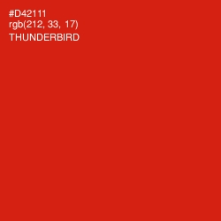 #D42111 - Thunderbird Color Image