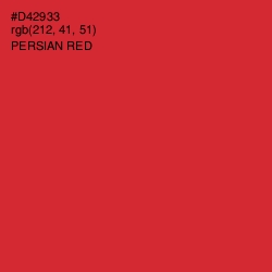 #D42933 - Persian Red Color Image