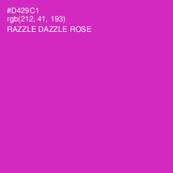 #D429C1 - Razzle Dazzle Rose Color Image