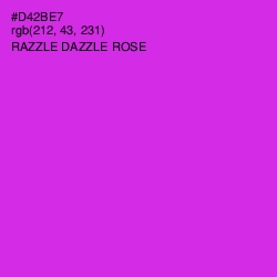 #D42BE7 - Razzle Dazzle Rose Color Image