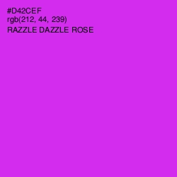 #D42CEF - Razzle Dazzle Rose Color Image