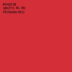 #D42E38 - Persian Red Color Image