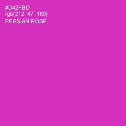 #D42FBD - Persian Rose Color Image