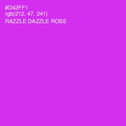 #D42FF1 - Razzle Dazzle Rose Color Image