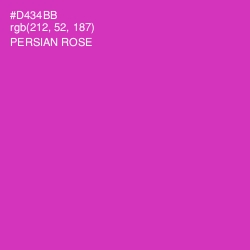 #D434BB - Persian Rose Color Image