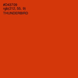 #D43709 - Thunderbird Color Image