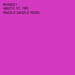 #D439C1 - Razzle Dazzle Rose Color Image