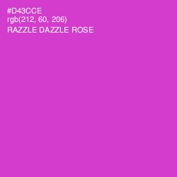 #D43CCE - Razzle Dazzle Rose Color Image