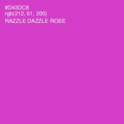 #D43DC8 - Razzle Dazzle Rose Color Image