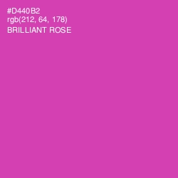 #D440B2 - Brilliant Rose Color Image