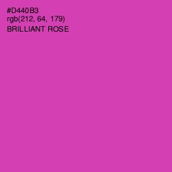 #D440B3 - Brilliant Rose Color Image