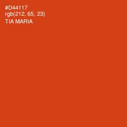 #D44117 - Tia Maria Color Image