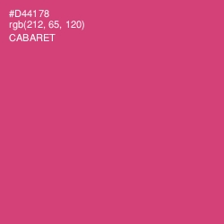 #D44178 - Cabaret Color Image