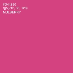 #D44280 - Mulberry Color Image