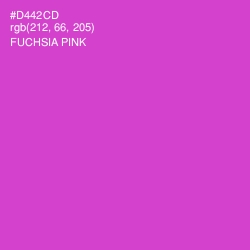 #D442CD - Fuchsia Pink Color Image