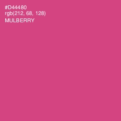 #D44480 - Mulberry Color Image