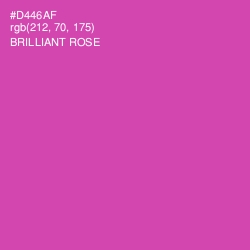 #D446AF - Brilliant Rose Color Image