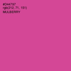 #D44797 - Mulberry Color Image