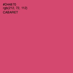 #D44870 - Cabaret Color Image