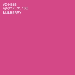 #D44888 - Mulberry Color Image