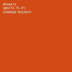 #D44A15 - Orange Roughy Color Image