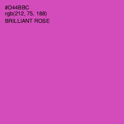 #D44BBC - Brilliant Rose Color Image