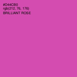 #D44CB0 - Brilliant Rose Color Image