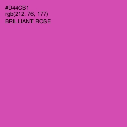 #D44CB1 - Brilliant Rose Color Image