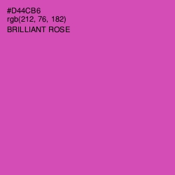 #D44CB6 - Brilliant Rose Color Image